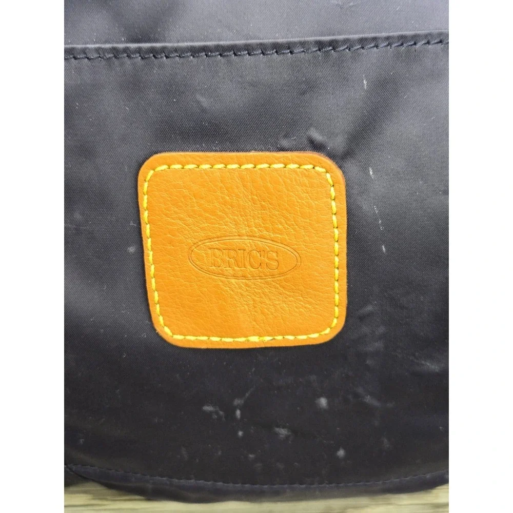 Bric's Nylon Leather Navy Blue Duffle Bag